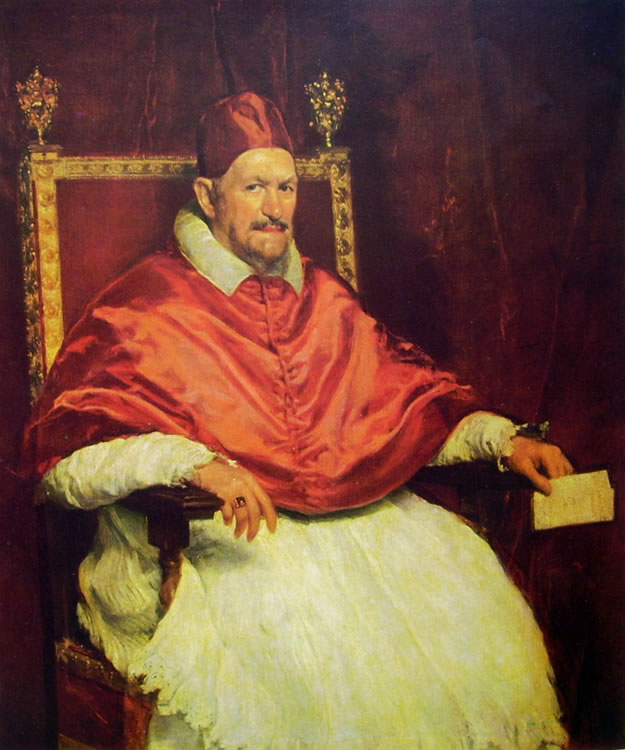 Photo:  Diego Velazquez, Papa Innocenzo X, Roma Galleria Doria Pamphilj